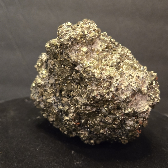Raw Pyrite Cluster 3.75" Peru Pyrite Crystal Cubes In Matrix 512.5g SEE VIDEO - Picture 10 of 17